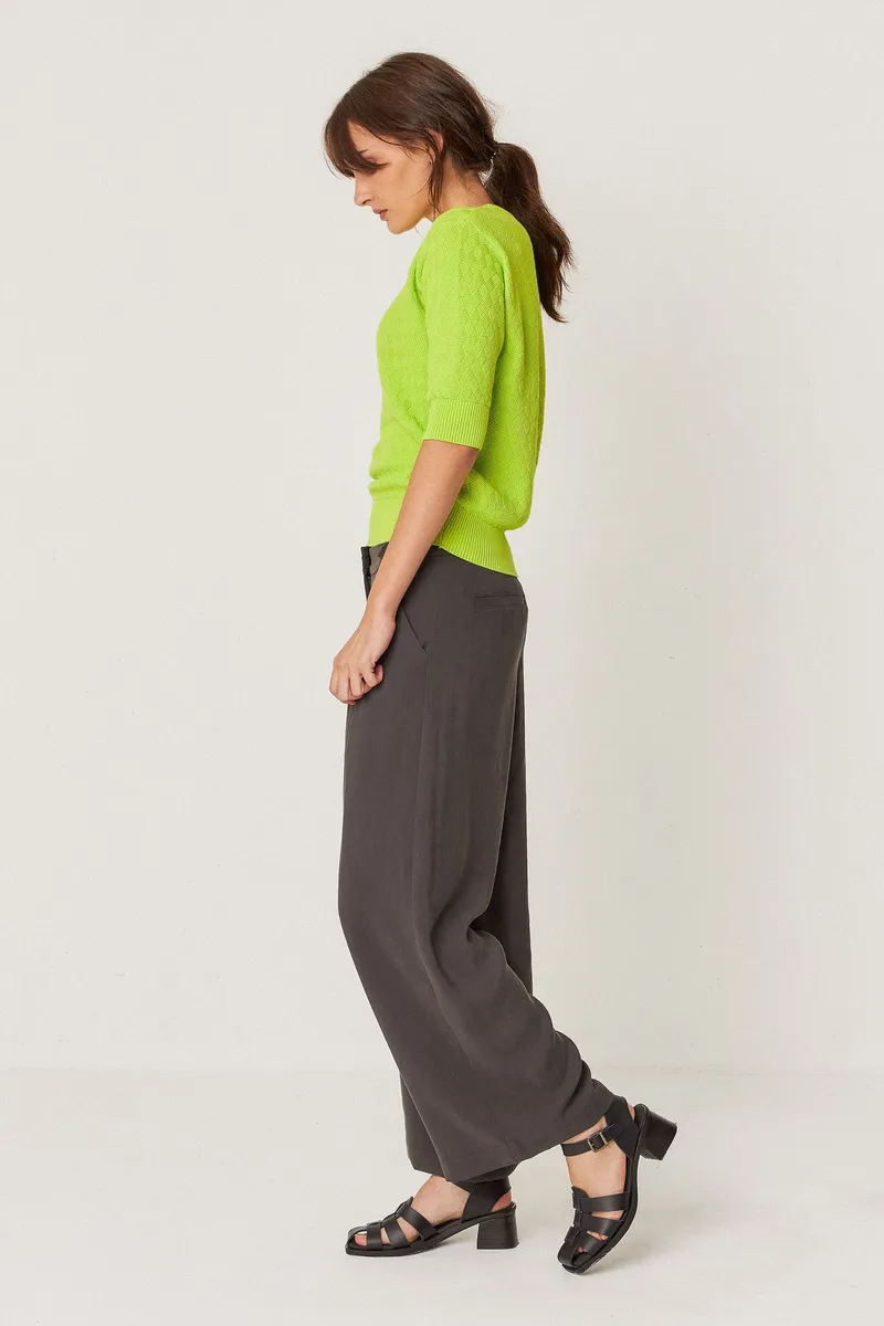 SKFK SKFK Damen vegan Hose Ilia Gray, Grau, – Produktbild 1 von 2