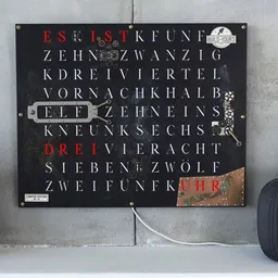build-yours build-yours WordClock Jupiter STEAMPUNK – Produktbild 1 von 1