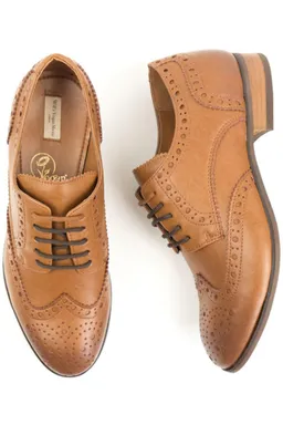Will's Vegan Store Will's Vegan Store Herren vegan Brogue Oxfords City Wingtip Hellbraun – Produktbild 1 von 1