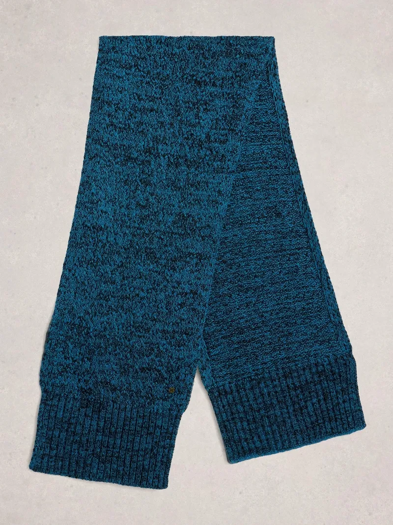 White Stuff Strickschal Twist - Einheitsgröße, Dunkelblaugrün, – Produktbild 3 von 3