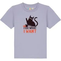watabout kids watabout.kids T-Shirt Kinder Cat, Lavender, – Produktbild 1 von 1