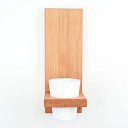 Woodkopf Woodkopf Toilettenbürstenhalter LARA aus Holz – Produktbild 1 von 1
