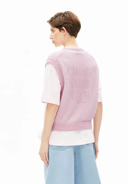 ARMEDANGELS ARMEDANGELS MOHAIR BLEND KNIT Damen Pullunder aus Mohair-Woll Mix, Pink mist, – Produktbild 2 von 4