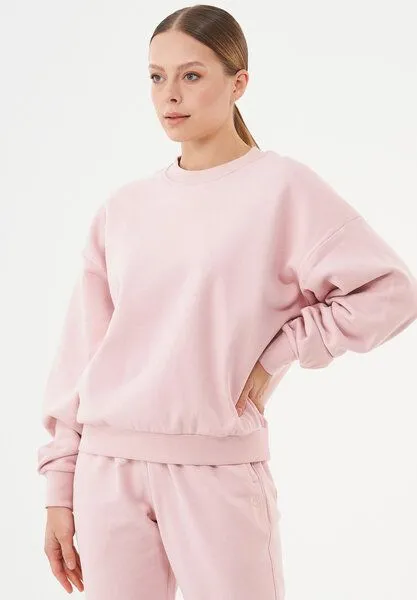 ORGANICATION ORGANICATION ESSENTIALS-BUKET- Soft Touch Sweatshirt aus Bio-Baumwolle, Dusty pink, – Produktbild 3 von 4