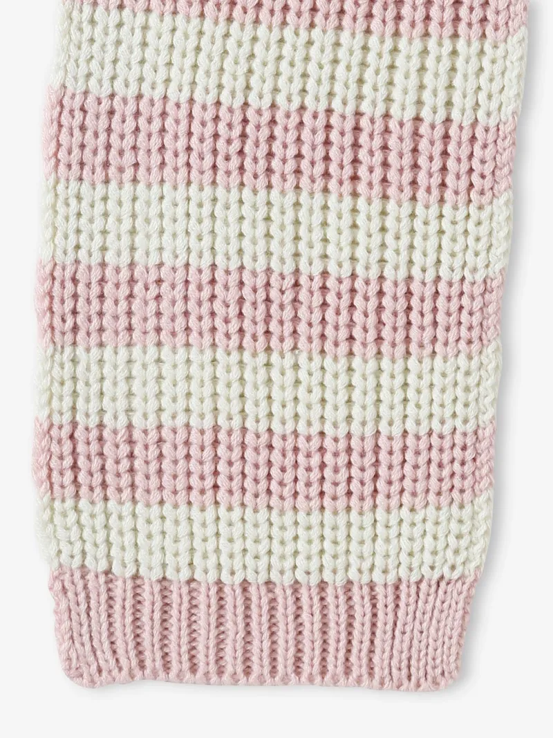 Vertbaudet Mädchen Schal mit Streifen, Malve, – Produktbild 2 von 2