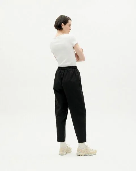 thinking mu thinking mu Hose - Esther Pants - aus Bio-Baumwolle, Schwarz (black), – Produktbild 3 von 4
