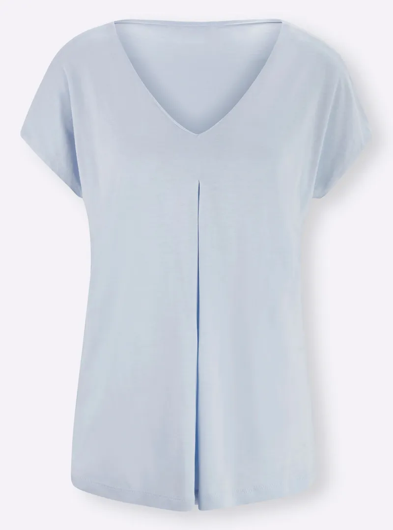 heine Kurzarmshirt eisblau, Eisblau, – Produktbild 2 von 2