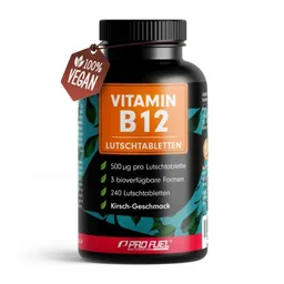ProFuel ProFuel Vitamin B12 Lutschtabletten Kirsche - 240 St. – Produktbild 1 von 1