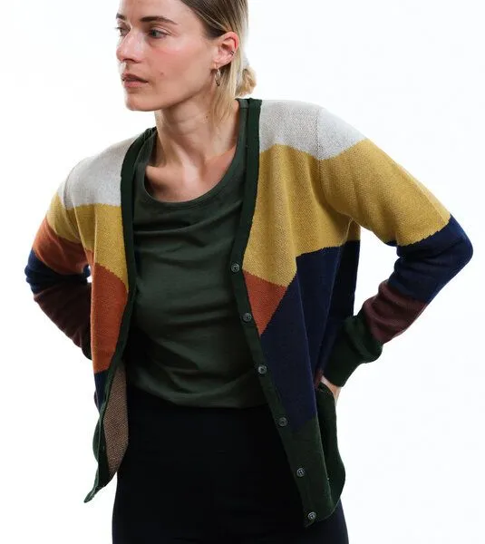 Gary Mash GARY MASH Cardigan Jodie aus Biobaumwolle, Mehrfarbig, – Produktbild 1 von 4