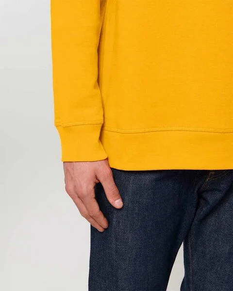 YTWOO YTWOO Unisex Sweatshirt | fairtrade & ökologisch, Gelb, – Produktbild 4 von 4