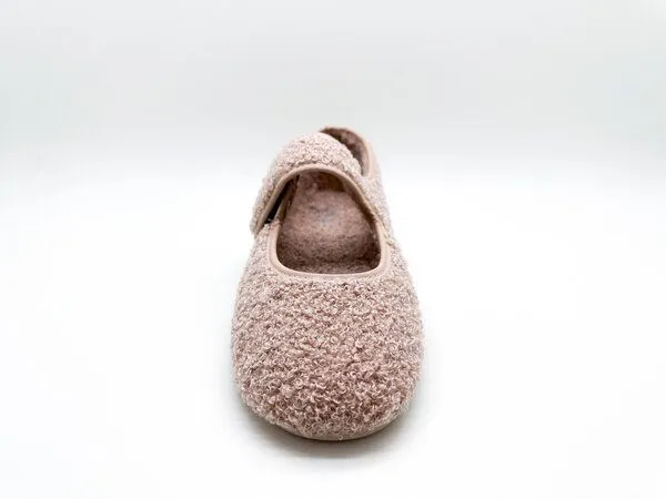 thies Veganer "thies ® Rec Teddy Ballerina" aus ultraweichem, recyceltem Fell, Rose, – Produktbild 4 von 4