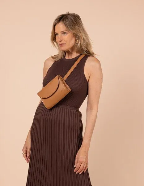 O MY BAG O MY BAG Sanne Belt Bag Vegan, Vegan uppeal cognac (braun), – Produktbild 4 von 4