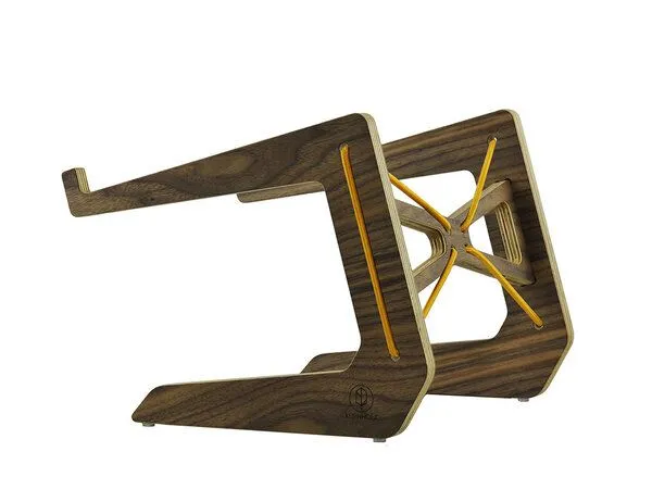 KLEINHOLZ KLEINHOLZ Laptopständer KLAX, Gelb, – Produktbild 1 von 4