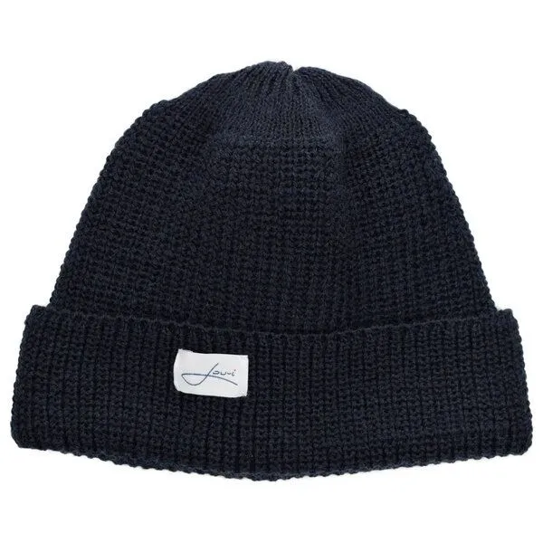 Lou-i Lou-i Fisherman Mütze Merinowolle unisex, Marineblau, – Produktbild 1 von 3