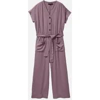 recolution Damen Jumpsuit aus Leinen und LENZING ECOVERO Viskose Mix - DIANELLA - recolution, Mystic grape (lila), – Produktbild 1 von 1