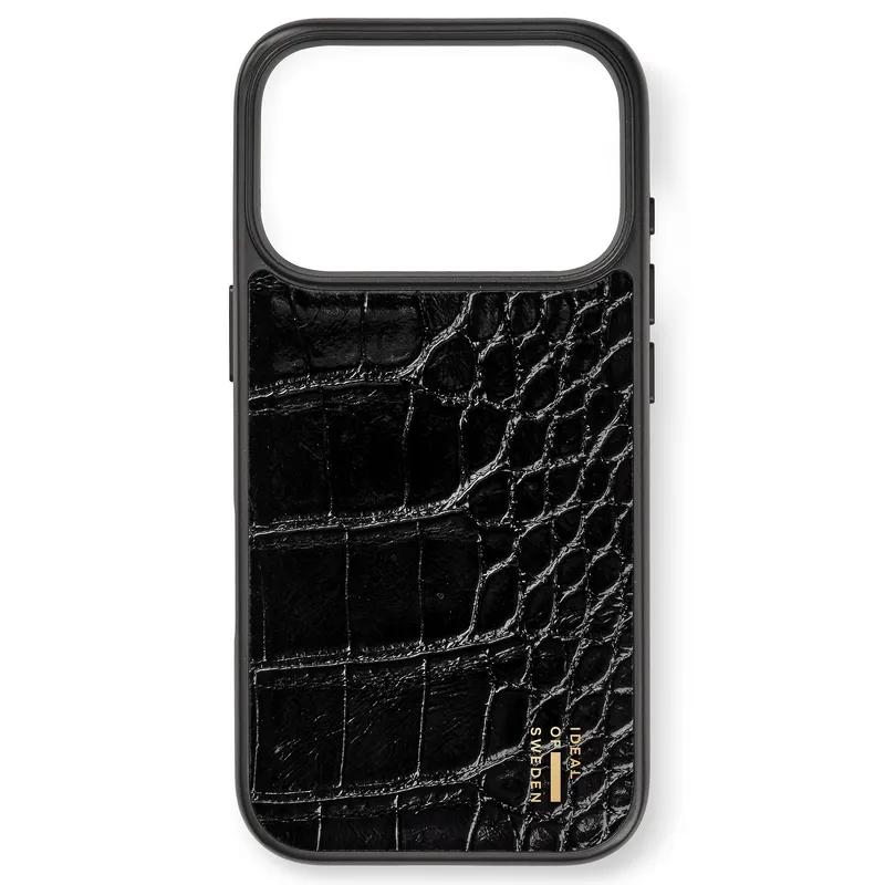 Ideal of Sweden iDeal of Sweden MagSafe-Hülle aus veganem Leder für das Apple iPhone 18 Pro Max / 17 Pro Max - Black Croco, Schwarz, – Produktbild 1 von 1