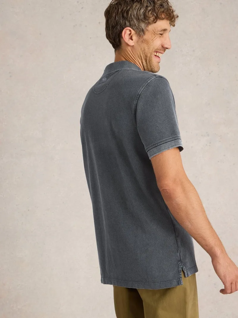 White Stuff Polo utilitaire - S, Schwarz, – Produktbild 4 von 4