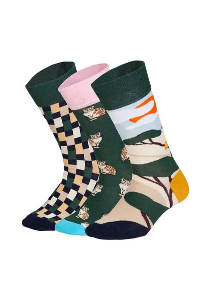 DillySocks DillySocks Socken „Prairie Diary“, Blau grün braun, – Produktbild 1 von 4