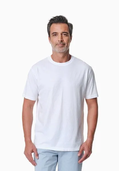 ORGANICATION ORGANICATION TAYLANN | Basic T-Shirt aus Bio-Baumwolle, White, – Produktbild 1 von 4