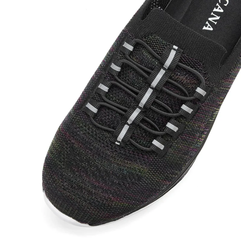 Lascana Sneaker, Schwarz meliert, – Produktbild 1 von 3
