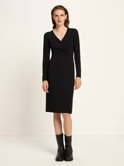 LANIUS LANIUS Kleid mit Wickelopik aus TENCEL und Bio-Baumwolle – Produktbild 1 von 1