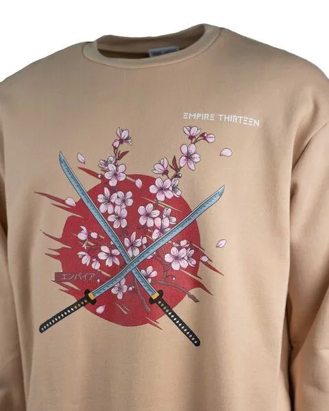 EMPIRE-THIRTEEN EMPIRE-THIRTEEN Sweater SAKURA, Beige, – Produktbild 3 von 4