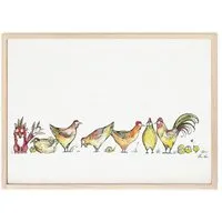LIGARTI Kunstdruck »Fuchs im Hühnerpelz« von LIGARTI | A4, A3 oder A2 | Wandbild | Poster | Kunst – Produktbild 2 von 5