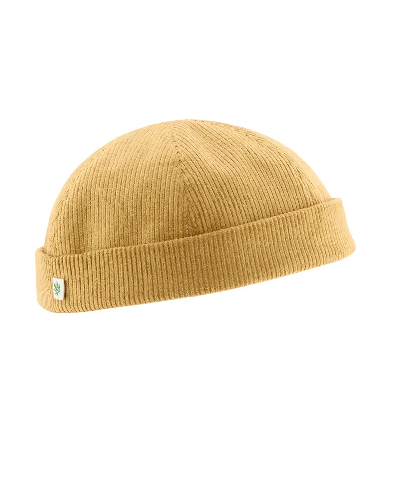 HempAge Hempage Herren vegan Docker Kappe In Dijon Gelb, Gelb, – Produktbild 1 von 2