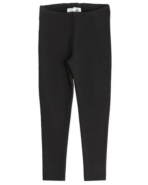 Leela Cotton Leela Cotton Kinder Warm Leggings, Schwarz, – Produktbild 1 von 2