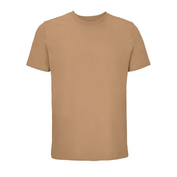 Sol's Sol's Unisex Bio Baumwolle in Umstellung T-Shirt Rundhals 27 verschiedene Farben, Beige (dark), – Produktbild 1 von 3