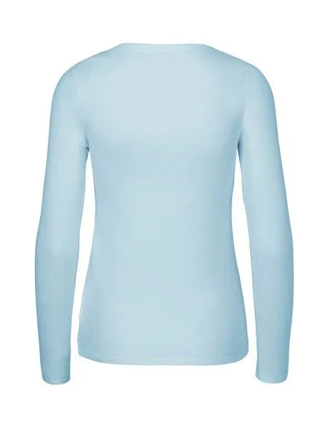 Neutral® - 3FREUNDE Neutral® - 3FREUNDE Frauen Longsleeve, Light blue, – Produktbild 3 von 4