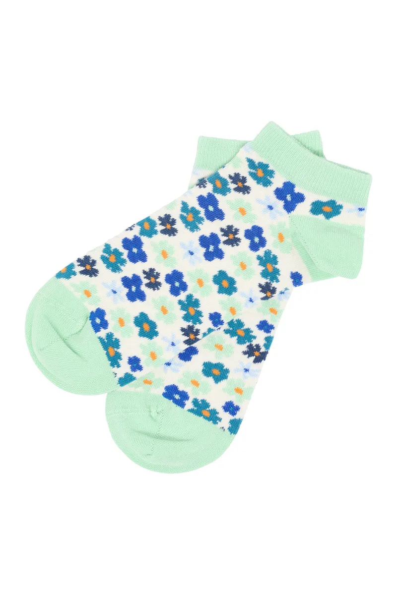 Tranquillo Sneakersocken Coraa aus Bio-Baumwolle - flowers / 35–38 – Produktbild 1 von 2