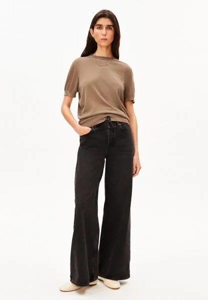 ARMEDANGELS ARMEDANGELS FINE KNIT Damen Strickshirt aus TENCEL Modal Mix, Amberwood, – Produktbild 4 von 4