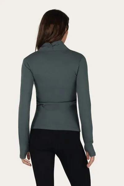 Urban Goddess Urban Goddess Ishtar Yoga Langarmshirt, Pinyon (grau), – Produktbild 4 von 5
