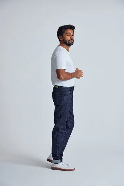 Flax and Loom Flax and Loom Slim Fit Jeans Miles, Deep sea (blau), – Produktbild 4 von 8