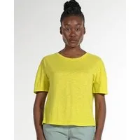 Alma Lovis Alma & Lovis Lässiges Shirt aus leichter Bio-Baumwolle / EcoVero | Flame T, Lemon (gelb), – Produktbild 1 von 1