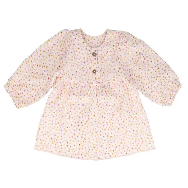 Maximo maximo Baby Bluse Langarm Bio Baumwolle Musselin, Muschelrosa blümchen, – Produktbild 1 von 1