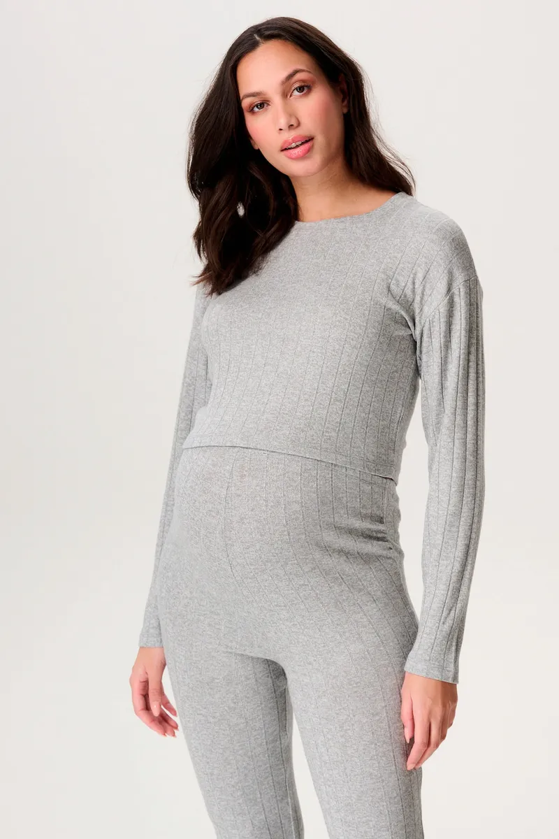 Noppies Maternity Still-Shirt Lejre, Grau, – Produktbild 3 von 3