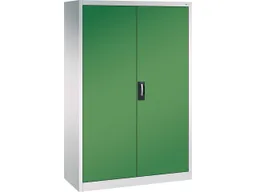 C+P C+P Büroschrank Acurado, H1950xB1200xT500mm, Lichtgrau/Resedagrün – Produktbild 1 von 1