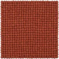 myfelt myfelt Filzkugel Sitzauflage (⌀ 36 cm, 36 x 36 cm), Rostrot (lora), – Produktbild 1 von 1