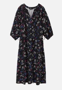 recolution Recolution Damen vegan Kleid Nemesia Blossom Schwarz – Produktbild 1 von 1