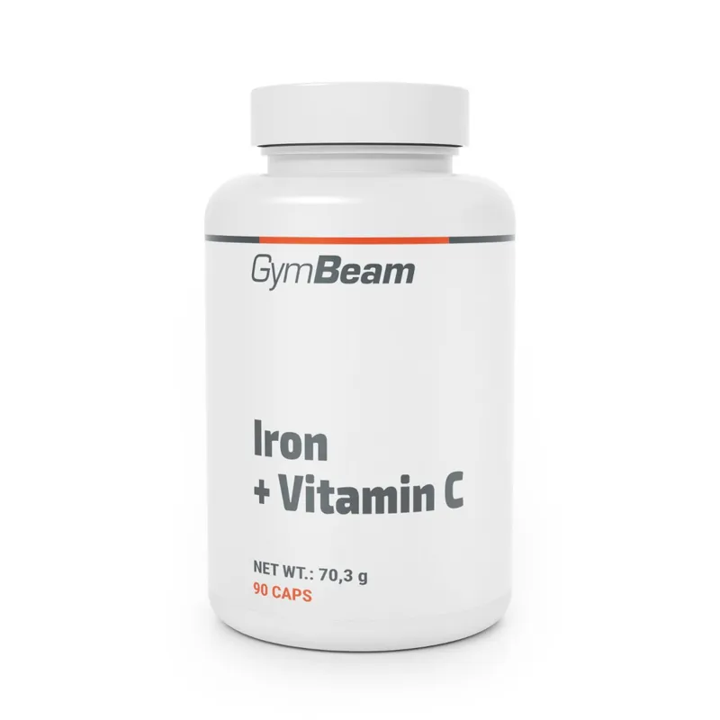 GymBeam GymBeam Eisen + Vitamin C 90 Kapseln – Produktbild 1 von 1