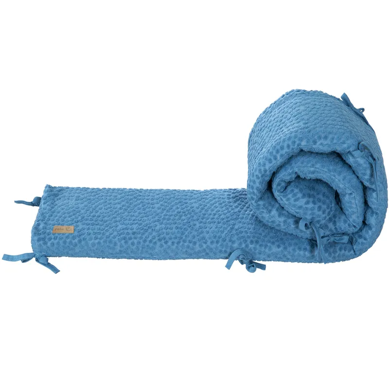 roba Roba Nestchen passend für Babybetten 60x120cm oder 70x140 cm 'Seashells' indigo – Produktbild 1 von 3