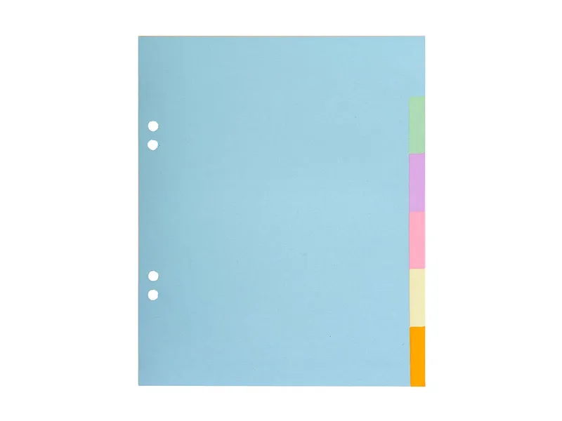 Exacompta 30 Exacompta Register "Forever", 6 Taben neutral, 170 g/m², 17 x 22 cm, sortiert – Produktbild 1 von 1