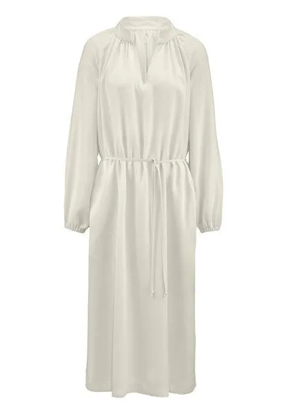 hessnatur hessnatur Kleid Midi Oversized aus TENCEL Lyocell, Cocos, – Produktbild 3 von 4