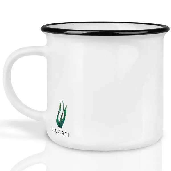 LIGARTI LIGARTI Keramiktasse – Ozeantreffen - Schildkröte & Seelöwe – Produktbild 2 von 4