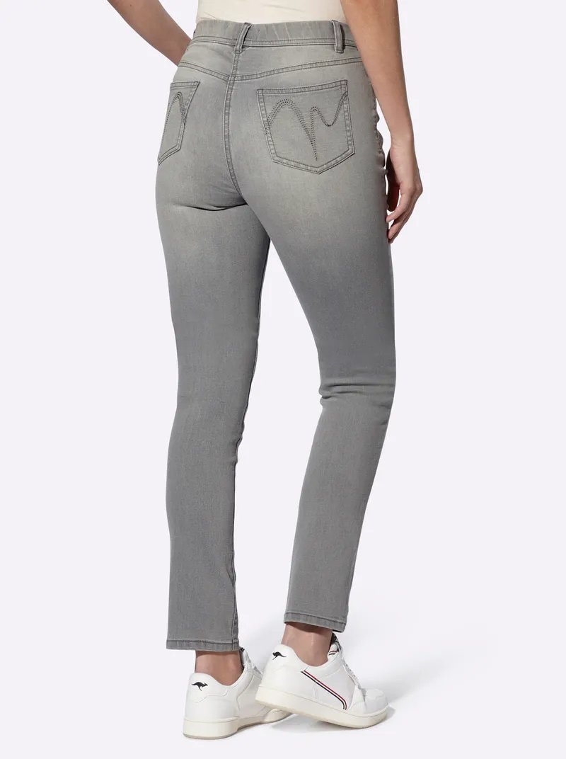 heine Schlupfjeans light grey-denim, Light grey-denim, – Produktbild 3 von 3