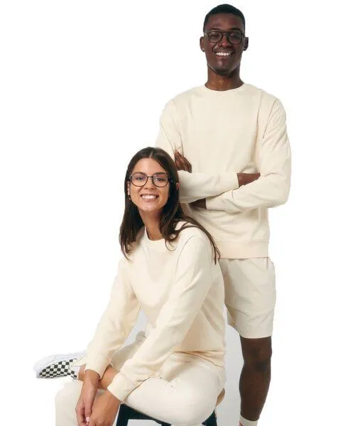YTWOO YTWOO Essential Comfort: Unisex Terry Sweatshirt mit Rundhalsausschnitt, Schwarz, – Produktbild 2 von 3
