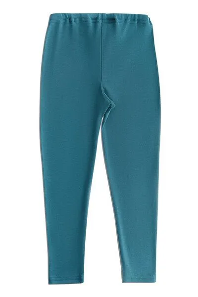 Leela Cotton Leela Cotton Baby Kinder Leggings Bio-Baumwolle Unisex 2051, Tanne (grün), – Produktbild 4 von 5