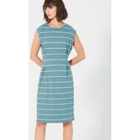 HempAge HempAge Gestreiftes Kleid Hanf/Biobaumwolle, Wave (blau), – Produktbild 2 von 2